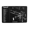PISTOL GUN MATS - TEKMAT PISTOL GUN CLEANING MAT FOR 1911 BLACK