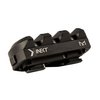AR-15 PICATINNY M-LOK RAIL ALUMINUM - M-LOK RAIL 3 SLOT PICATINNY ALUMINUM BLACK 1.68"