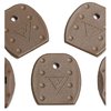 TACTICAL FLOORPLATES FOR  GLOCK® - TACTICAL MAGAZINE FLOOR PLATES FOR GLOCK BROWN