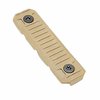 AR-15 M-LOK CABLE MANAGEMENT RAIL COVERS - AR-15 M-LOK CABLE MANAGEMENT RAIL COVERS LONG FDE 2PK