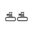 GROVTEC US 1-1/4", MIL-SPEC PHOSPHATE SQUARE-CORNERED, SWIVELS ONLY