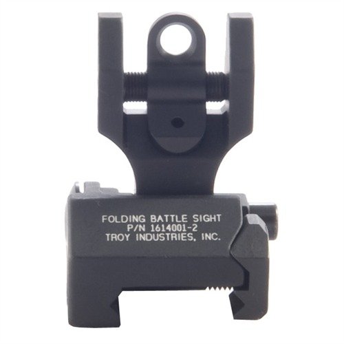 AR-15 REAR SIGHT - TROY INDUSTRIES AR-15 FLIP-UP ADJUSTABLE REAR SIGHT BLACK