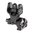 TROY INDUSTRIES AR-15  FLIP-UP ADJUSTABLE REAR SIGHT BLACK