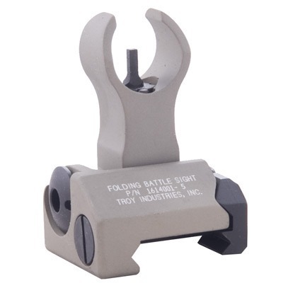 AR-15 FLIP-UP HK-STYLE FRONT SIGHT - TROY INDUSTRIES 1.3" FLIP-UP HK-STYLE FRONT SIGHT ALUMINUM DARK EARTH