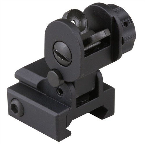 GG&G AR-15 FLIP-UP STANDARD BACKUP IRON REAR SIGHT BLACK