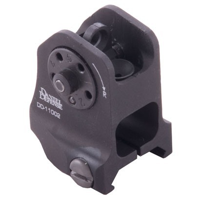 AR-15 A1.5 BACKUP REAR SIGHT - DANIEL DEFENSE FIXED ADJUSTABLE A1.5 BACKUP REAR SIGHT FOR AR-15 BLACK