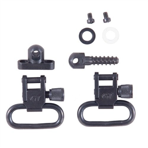 SHOTGUN SLING SWIVEL SETS - GROVTEC US 1" FITS SIDE BY SIDE,INCL SWIVELS,FOREND MNT BRACKET,RR STUD