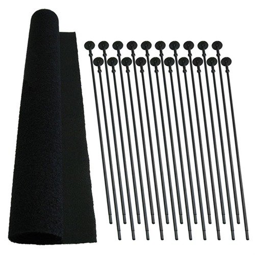 GUN ORGANIZING RIFLE RODS - GUN STORAGE SOLUTIONS RIFLE ROD STARTER KIT, 20-PAK