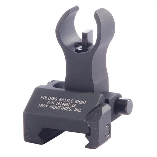 AR-15 FLIP-UP HK-STYLE DUAL APERTURE FRONT SIGHT - TROY INDUSTRIES 1.3" FLIP-UP HK-STYLE DUAL APERTURE FRONT SIGHT SS BLACK
