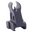 TROY INDUSTRIES 2" FIXED FRONT BATTLE SIGHT ALUMINUM BLACK