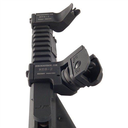 DUECK DEFENSE AR-15 OFFSET RAPID TRANSITION SIGHT SET BLACK
