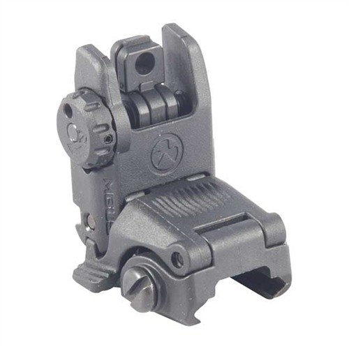 AR-15 MBUS GEN 2 TACTICAL REAR SIGHT - MAGPUL MBUS REAR SIGHT FLIP-UP POLYMER FOR AR-15 BLACK