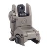 AR-15  MBUS GEN 2 TACTICAL REAR SIGHT - MBUS REAR SIGHT FLIP-UP POLYMER FOR AR-15 FDE
