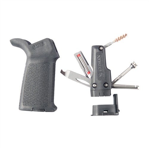 AR-15 MOE GRIP W/ FIELD SURVIVAL TOOL - BROWNELLS MOE GRIP W/ FIELD SURVIVAL TOOL POLYMER BLACK