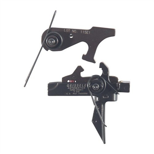 SD-3G SUPER DYNAMIC 3-GUN FLAT TRIGGER FOR AR-15 - GEISSELE AUTOMATICS LLC SD-3G SUPER DYNAMIC 3-GUN FLAT TRIGGER FOR AR-15