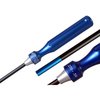 1-PIECE COATED RIFLE CLEANING RODS - 27-50 CALIBER 44" 8-32F CLEANING ROD