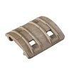 AR-15 PICATINNY XTM ENHANCED RAIL PANEL POLYMER - XTM ENHANCED RAIL PANEL PICATINNY POLYMER 1.5" FDE 4/PK