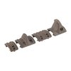 AR-15 DIRECT THREAD XTM HANDSTOP KIT POLYMER - XTM PICATINNY HANDSTOP KIT FOR AR-15 FDE