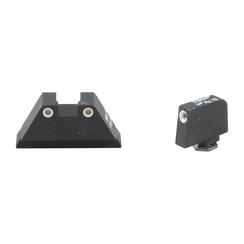 XL TALL OPTIC COMPATIBLE TRIT SIGHTS GLOCK® (EXCLUDES 42,43,48) - AMERIGLO XL OPT COMP 3-DOT SIGHTS TRIT/WHT OL .315"F/.394"R FOR GLOCK