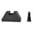 AMERIGLO XL OPT COMP SIGHTS SERRATED .315"F/.394"R FOR GLOCK