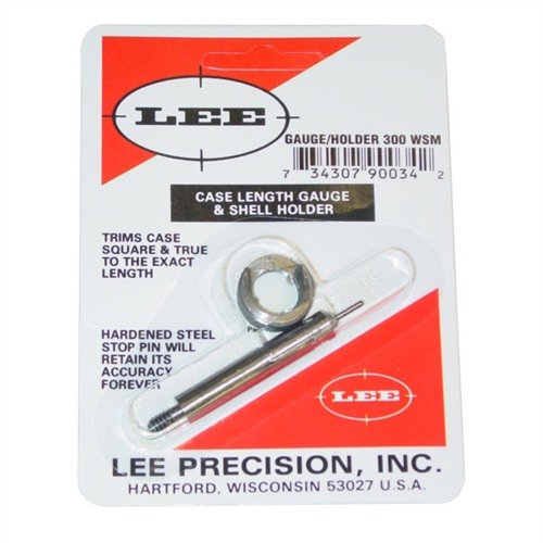 CASE LENGTH GAUGES - LEE PRECISION LEE LENGTH GAUGE/ SHELLHOLDER, .300 WSM