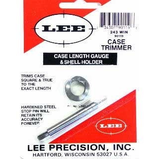 CASE LENGTH GAUGES - LEE PRECISION LEE LENGTH GAUGE/ SHELLHOLDER, .243 WIN