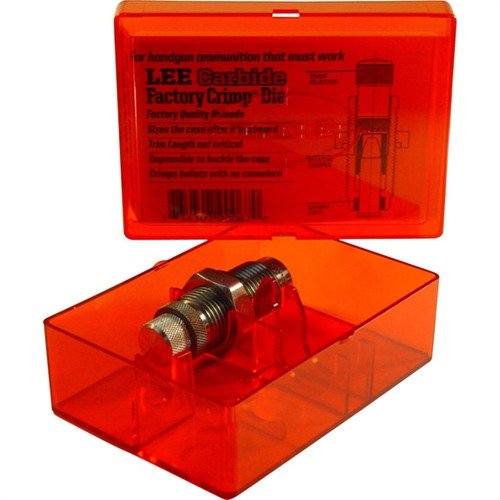 PISTOL CARBIDE FACTORY CRIMP DIES - LEE PRECISION LEE CARBIDE FACTORY CRIMP DIE, 380 AUTO