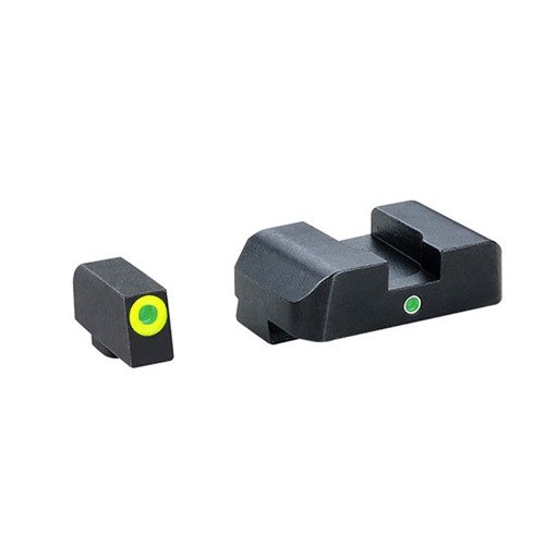 PRO I-DOT NIGHT SIGHT SET FOR GLOCK® - AMERIGLO GREEN/GREEN SIGHT SET FOR GLOCK® SMALL FRAME