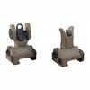 AR-15  SIGHT SET - AR-15  FLIP-UP SIGHT SET DARK EARTH