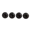 1911 Custom Grip Screws - TURBO SCREWS (4) FS BLK OUT