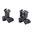DIAMONDHEAD USA AR-15  FLIP-UP INTEGRATED SIGHTING SYSTEM DIAM BLACK