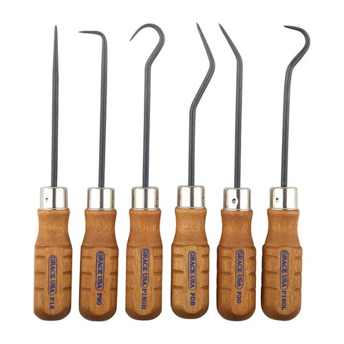 6 PIECE HOOK AND PICK SET - GRACE USA 6 PIECE HOOK AND PICK SET