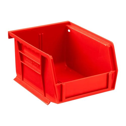 STACKABLE STORAGE BINS - SINCLAIR INTERNATIONAL STACKABLE BULLET BIN, SMALL, RED