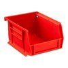 STACKABLE STORAGE BINS - STACKABLE BULLET BIN, SMALL, RED
