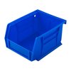 STACKABLE STORAGE BINS - STACKABLE BULLET BIN, SMALL, BLUE