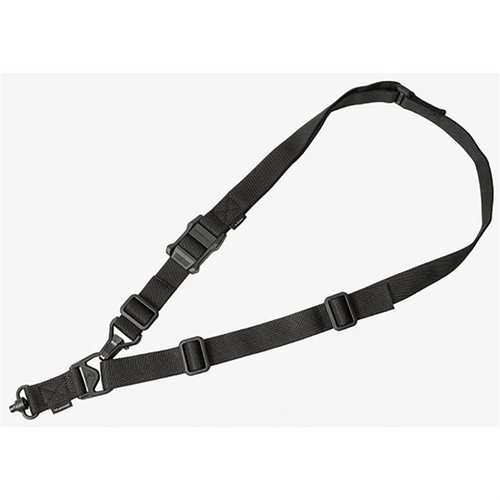 MS3® GEN2 SINGLE QD MULTI-MISSION ONE/TWO-POINT RIFLE SLING - MAGPUL MS3 GEN2 SINGLE QD ONE/TWO-POINT RIFLE SLING BLACK