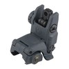 AR-15  MBUS GEN 2 TACTICAL REAR SIGHT - MBUS REAR SIGHT FLIP-UP POLYMER FOR AR-15 STEALTH GRAY