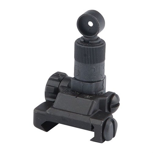 AR-15 TACTICAL MICRO REAR SIGHT 600 METER - KNIGHTS ARMAMENT AR-15 FLIP-UP ADJ TACTICAL MICRO REAR SIGHT 600 METER BLK