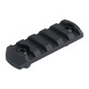 AR-15 PICATINNY M-LOK RAIL ALUMINUM - M-LOK RAIL 5-SLOT PICATINNY 2.375"ALUMINUM FOR AR-15 BLACK