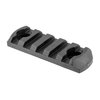 AR-15 PICATINNY M-LOK RAIL POLYMER - M-LOK RAIL 5-SLOT PICATINNY 2.375" POLYMER FOR AR-15 BLACK