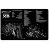PISTOL GUN MATS - TEKMAT PISTOL GUN CLEANING MAT FOR SPRINGFIELD ARMORY XD BLK