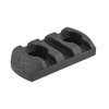 AR-15 PICATINNY M-LOK RAIL POLYMER - M-LOK RAIL 3-SLOT PICATINNY 1.6" POLYMER FOR AR-15 BLACK