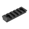 AR-15 PICATINNY M-LOK RAIL ALUMINUM - M-LOK RAIL 5 SLOT PICATINNY ALUMINUM BLACK
