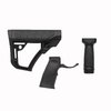 AR-15 FURNITURE SET COLLAPSIBLE POLYMER - FURNITURE SET COLLAPSIBLE BLACK
