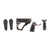AR-15 FURNITURE SET COLLAPSIBLE POLYMER - FURNITURE SET COLLAPSIBLE BROWN
