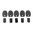 TANGODOWN VICKERS TACTICAL S&W M&P MAGAZINE FLOORPLATES-BLACK