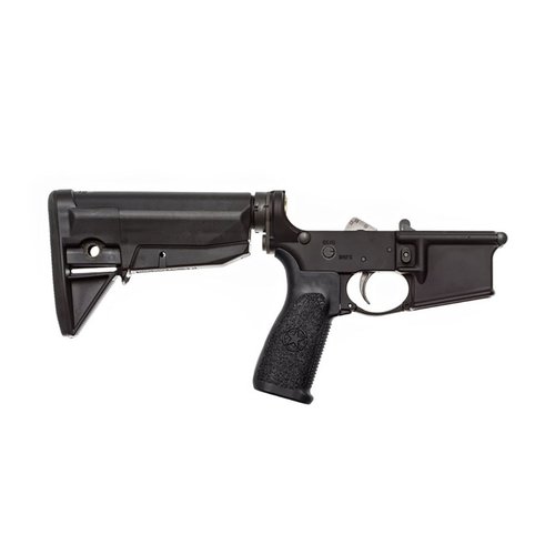 COMPLETE LOWER RECEIVER W/ BCMGUNFIGHTER"! STOCK FOR AR-15 - BRAVO COMPANY COMPLETE LOWER RECEIVER W/ GUNFIGHTER STOCK BLK