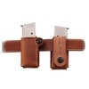 SINGLE MAGAZINE CARRIER - SINGLE MAG CARRIER .40 STAGGERED POLYMER MAG-TAN