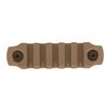 KEYMOD PICATINNY RAIL SECTIONS FLAT DARK EARTH - KEYMOD PICATINNY NYLON RAIL SECTION 3 INCH FDE