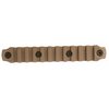 KEYMOD PICATINNY RAIL SECTIONS FLAT DARK EARTH - KEYMOD PICATINNY NYLON RAIL SECTION 5.5 INCH FDE